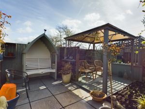 Garden seating area- click for photo gallery